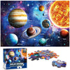 Jumbo Floor Puzzle For Kids Ages 4-8,Solar System Jigsaw Puzzles,48 Piece Space Large Puzzles For Toddler Ages 3-5,Preschool Learning Planets Toys Christmas Birthday Gift For Boys Girls