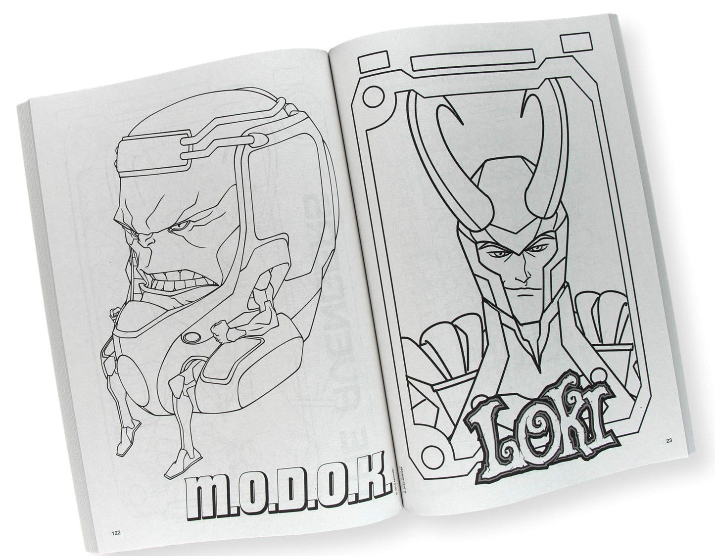 Bendon Avengers Coloring Book Set - Large Paper Coloring Pages & Stickers - Avengers Classic Design