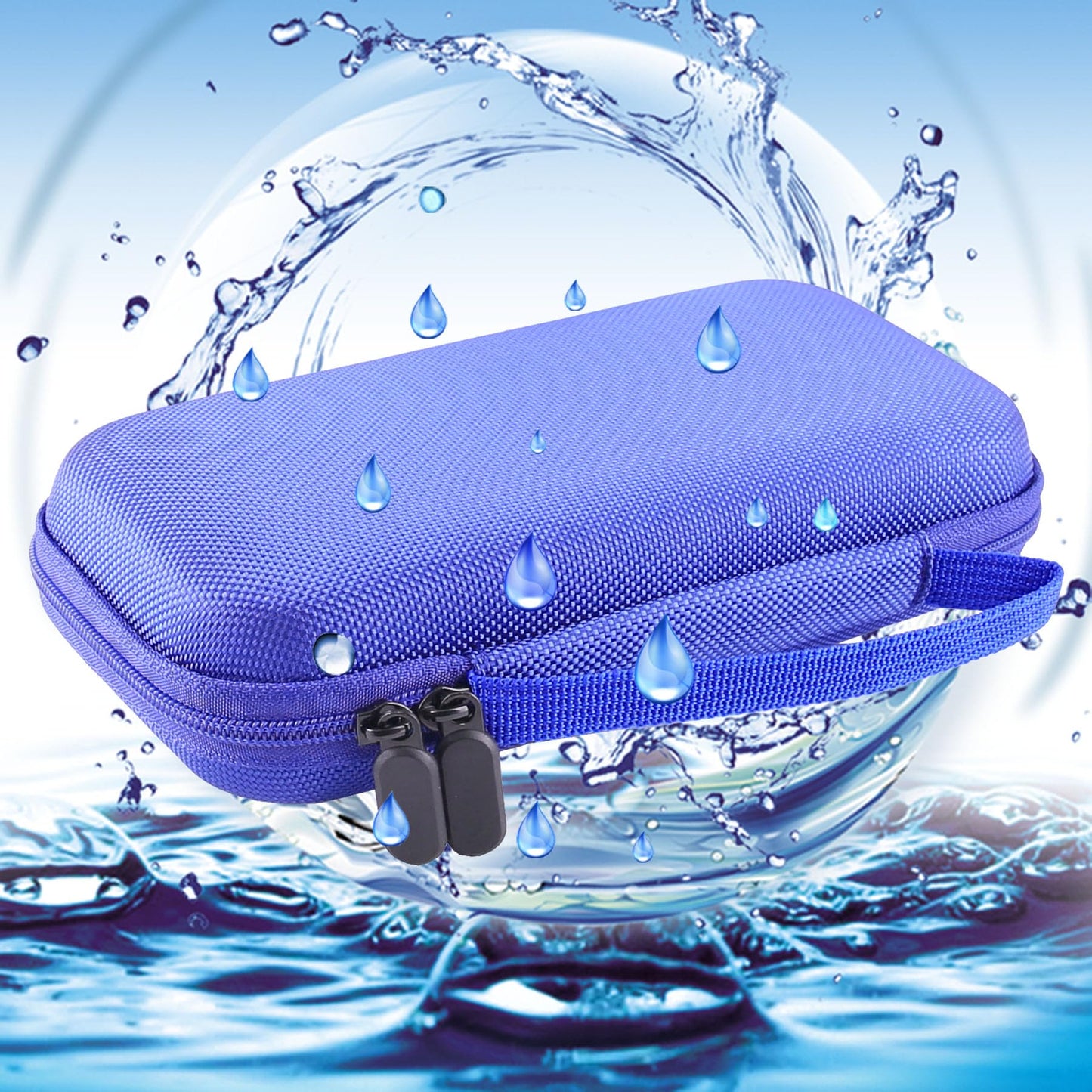 Werjia Hard Carrying Case Compatible With Retroid Pocket 4/4Pro/Pocket 3/3 Plus Retro Game Handheld Console (For Retroid Pocket 3 Blue)