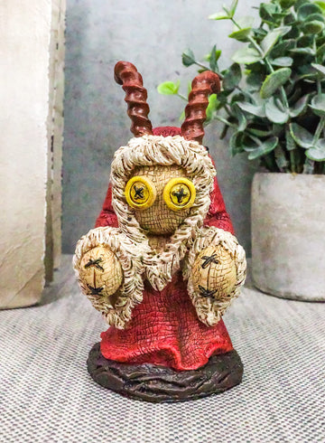 Ebros Day Of The Dead Pinheadz Monster With Voodoo Stitches Figurine Halloween Collectible Statue Fantasy Mythical Beings Undead Apocalypse Horror Icon (Krampus Hunchback)