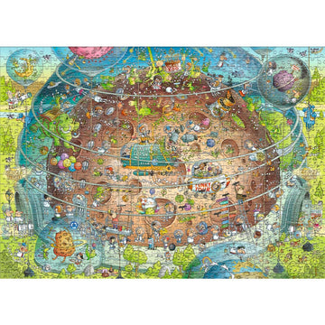 Heye Puzzles - 1000 Pc - Cosmic Habitat, Degano Zoo