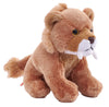 Wild Republic Pocketkins Eco Smilodon, Stuffed Animal, 5 Inches, Plush Toy, Made From Recycled Materials, Eco Friendly