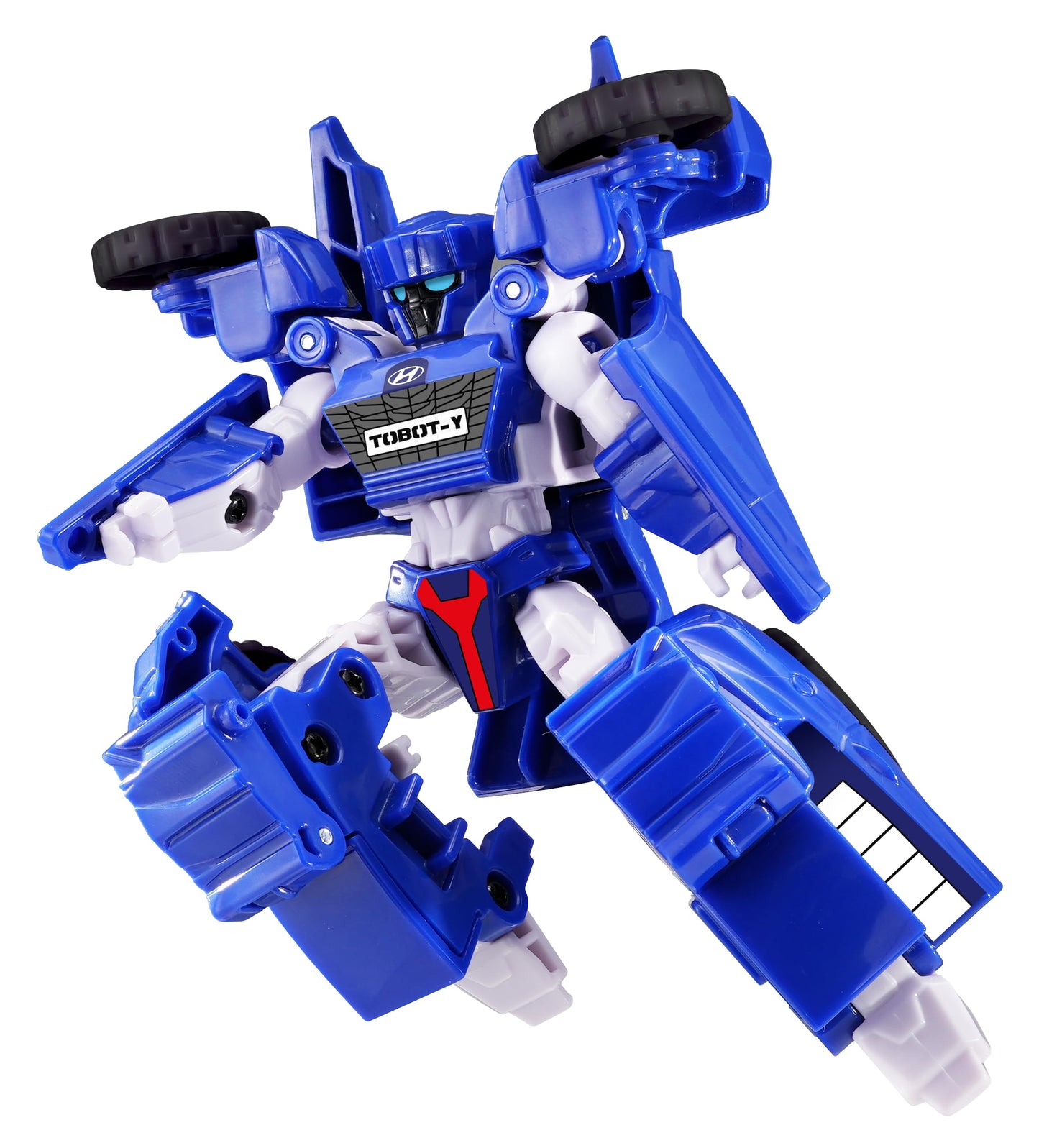 New Tobot, Mini Tobot Y, Youngtoys Transforming Collectible Vehicle To Robot, Heroes Animation Character Toys For Kids 3 And Up
