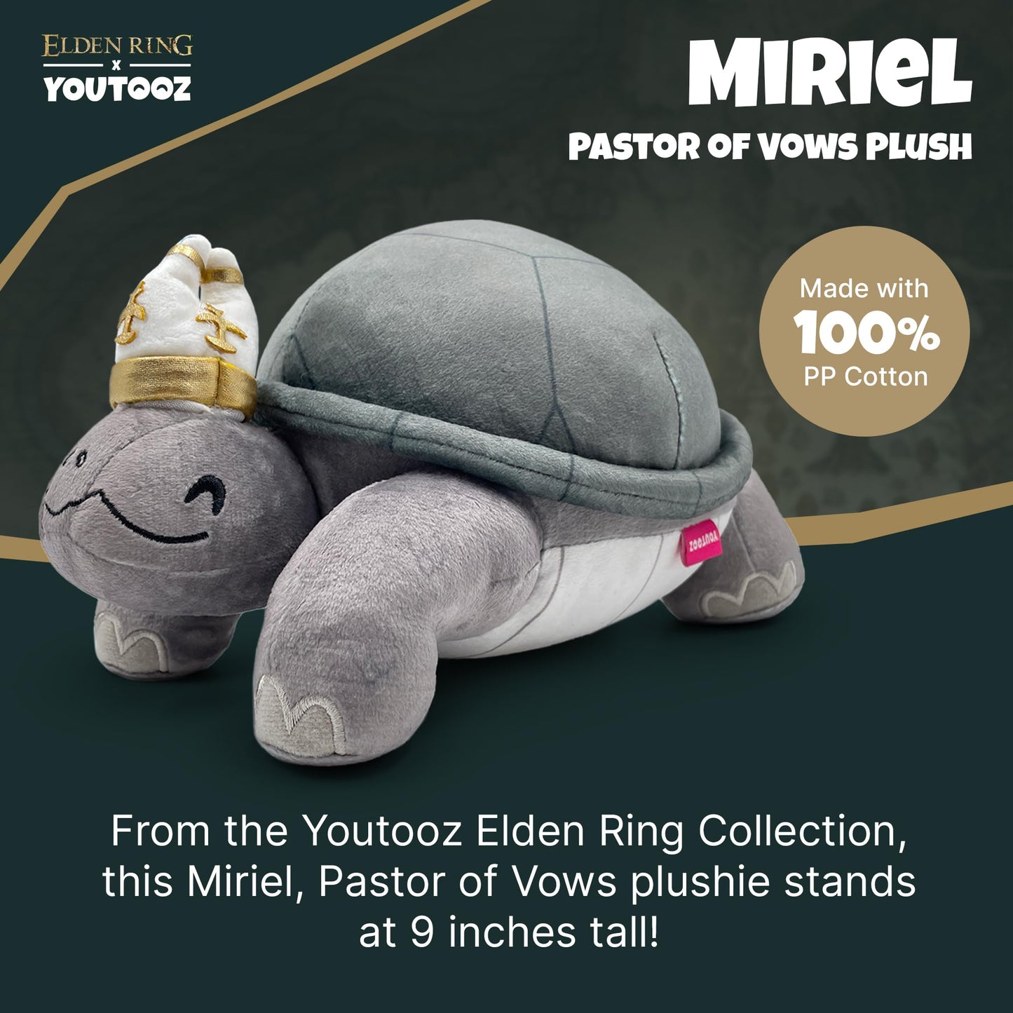 Youtooz Miriel, Pastor Of Vows Plush 9In, Collectible Miriel Plushie From Elden Ring Elden Ring Plush Collection