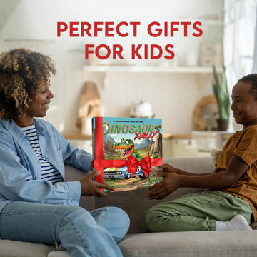 Raincorn Games - Dinosaur Rally Card & Dice Game - Kids Board Games For Ages 4+ - Family Games, Birthday Gift & Classroom Activi