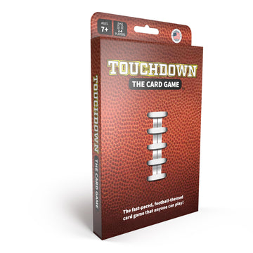 Touchdown! Fun Card Games - The Fast-Paced, Football Themed Card Game That Anyone Can Play, 2-4 Players, Ages 7+, Family Game Ni