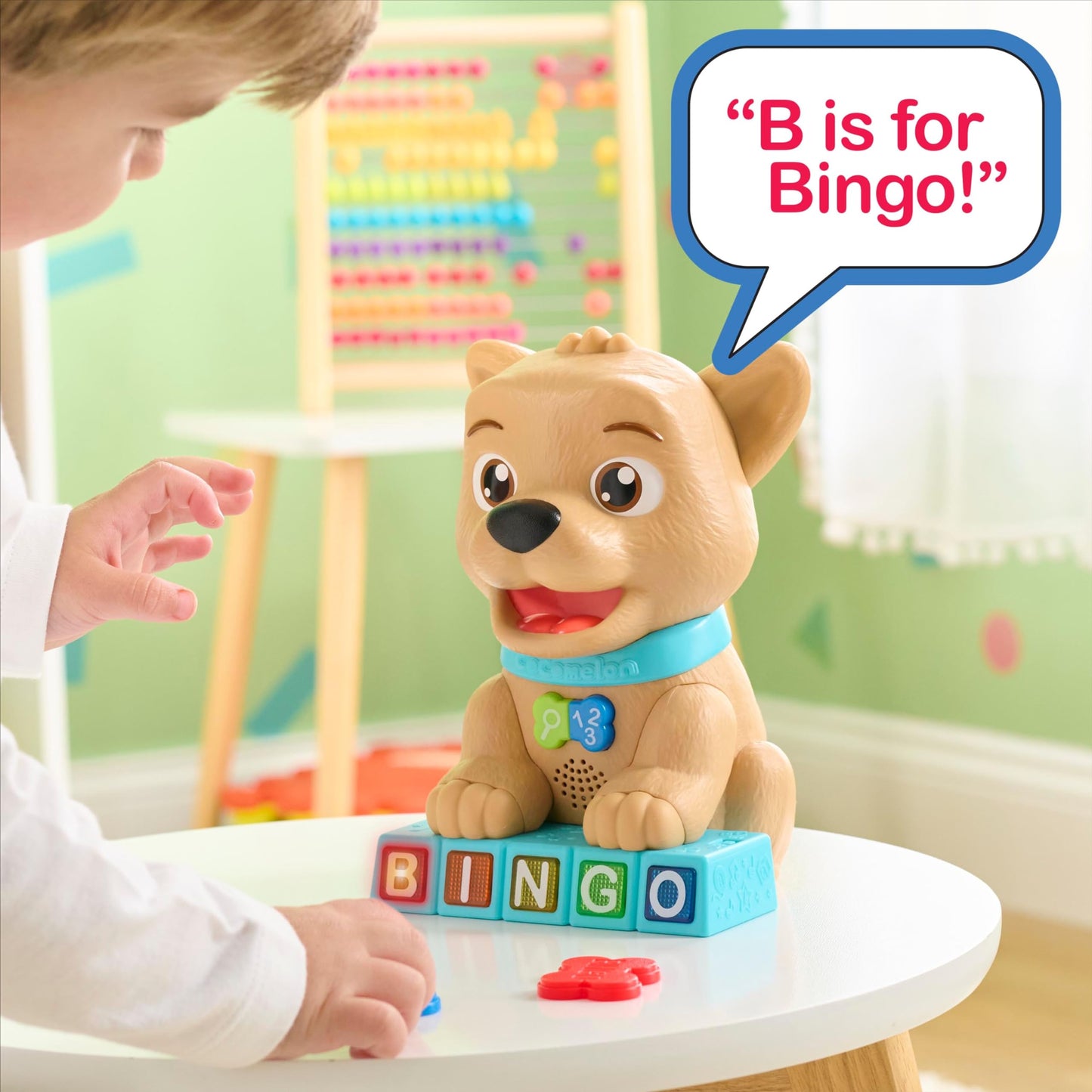 Just Play Cocomelon Count & Learn Bingo, 11-Pieces, 40+ Learning Phrases, Early Learning And Education, Kids Toys For Ages 18 Month