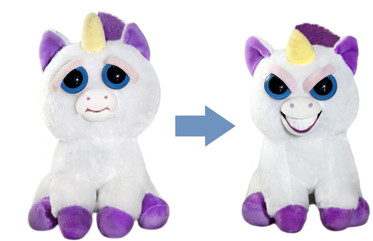 Feisty Pets Expressions Sly Glenda Glitterpoop The Unicorn That Grins from Ear to Ear