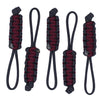 Bubbasgaragetv - Large Heavy Duty Paracord Zipper Pulls (Maroon)