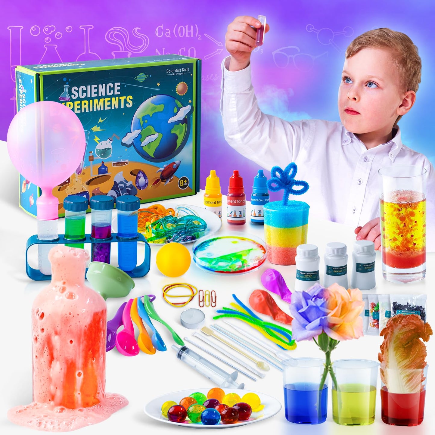 Science Kits For Kids - 50 Experiments Science Kit For Kids Age 6-12 Year Old, Stem Educational Science Toys Gifts For Girls Boy