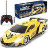 Growsland 2023 Remote Control Car, RC Cars for Kids 1:18 Electric Toy Car Hobby Racing Car Toys with Lights & Controller, Christ