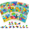 TOY Life Wooden Puzzles for Toddlers 2-4, 12 Pack Dinosaurs Puzzles for Toddler 1-3, Kids Montessori Toys for 1 2 3 Year Old, Ed
