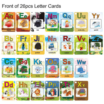 Coolplay Water Cards for Kids - Educational Drawing Cards, Medium Cardboard, Letter Model 1390