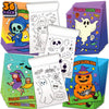 ArtCreativity Halloween Coloring Books for Kids, Pack of 36, 5 x 7 Mini Booklets, Fun Halloween Treats Prizes, Favor Bag F