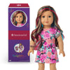 American Girl Truly Me 18-Inch Doll 101 - Gray Eyes, Wavy Caramel Hair, Floral Dress, Light-to-Medium Skin, Model HJP54