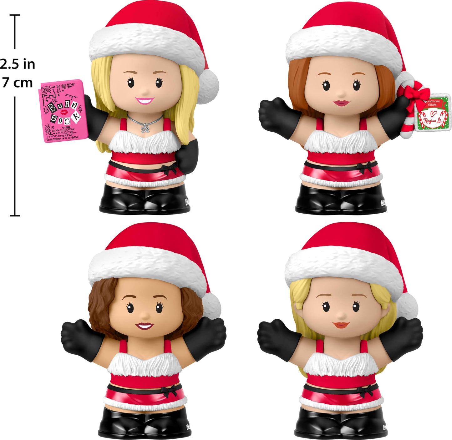 Little People Collector Mean Girls Movie Special Edition Holiday Set For Adults & Fans, 4 Figures In A Display Box