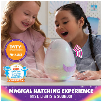Hatchimals Alive, Mystery Hatch Pufficorn, Surprise Interactive Toy & Egg With Mist, Lights & Sounds (Styles May Vary), Kids Toy