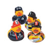 Fun Express Firefighter Rubber Duckies (Set Of 12 Ducks) Fire Party Favors And Supplies