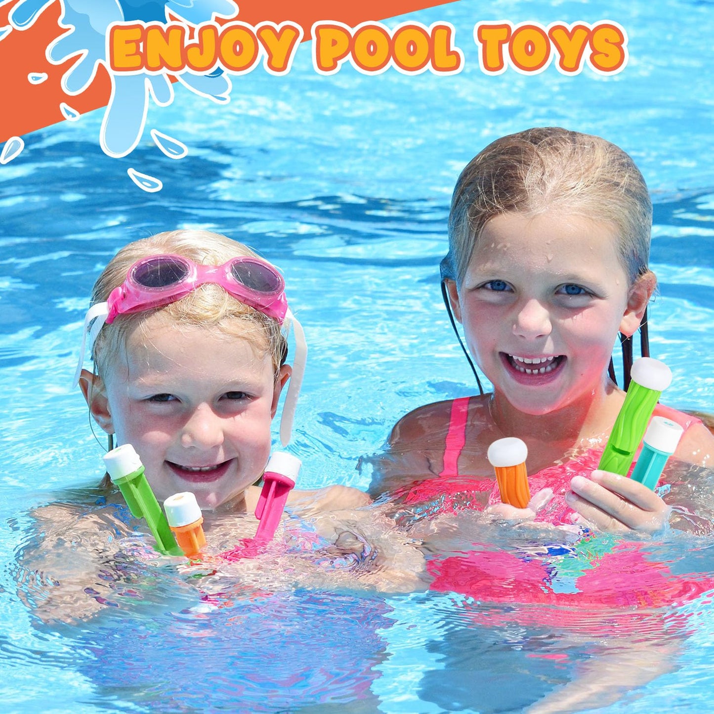 Pool Toys For Kids Ages 4-8, Underwater Training Diving Toys Set, Swimming Pool Toys For Kids Ages 8-12 For Fun Water Toys Games