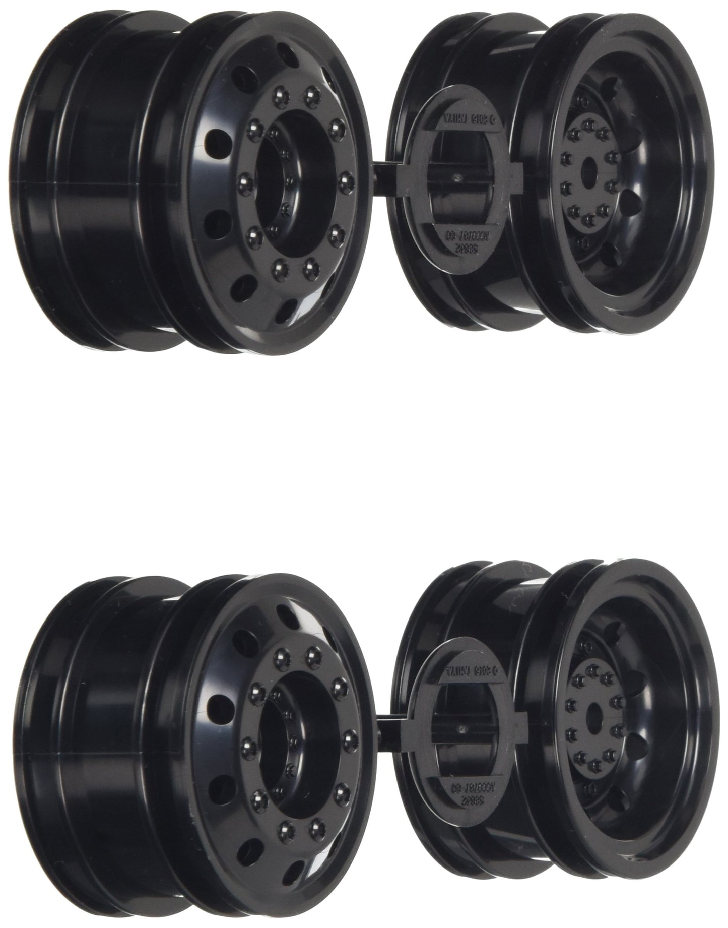 TAMIYA Black Wheels 4TT-01 Type-E TT-02 TAM54741