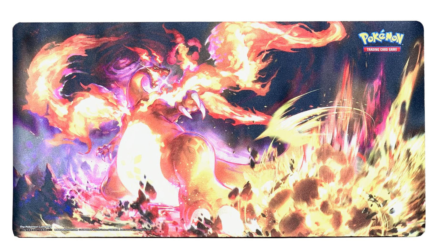 Pokemon Charizard Vmax Playmat - Ultra Premium Collection, Red, Polyester Material