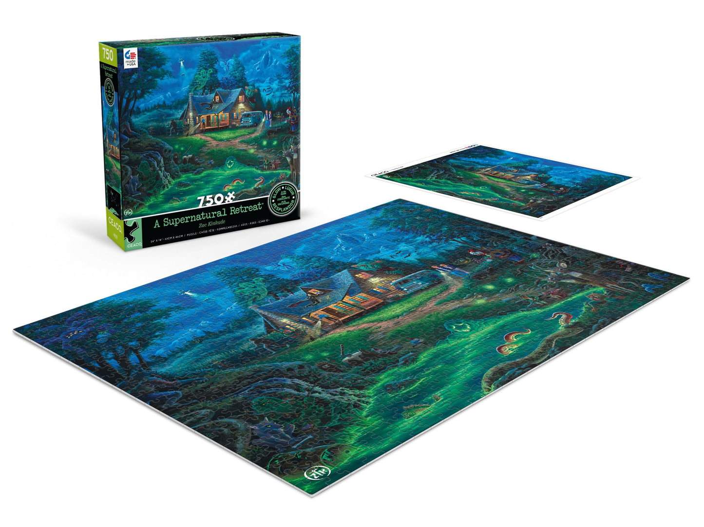 Ceaco - A Supernatural Retreat - Glow - 750 Piece Jigsaw Puzzle