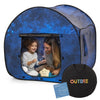OUTREE Sensory Tent 47 * 47 * 47 in,Starry Night Print,Sensory Tent for Kids with Autism, pop up Play Tent