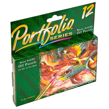 Crayola Oil Pastels, Water Soluble, 12 Count, Small Size, Model 52-3612