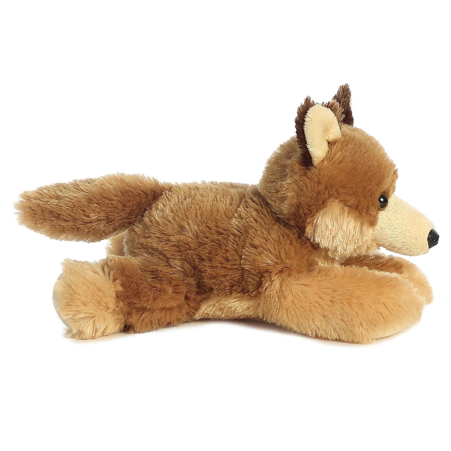 Aurora® Mini Flopsie™ Clever Coyote™ Stuffed Animal, Brown, 8 Inches, Polyester, Small, Model 31700