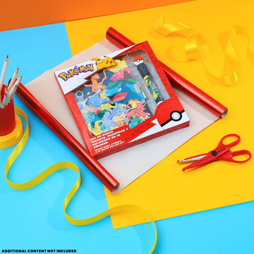 Pokemon Stationery Supplies Set - Kids Diary With Lock, Notebook, Pencil Case, Pens - Gifts For Boys (Multi Notebook Set)