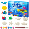 Mattify Diy Painting Kit For Kids, Ocean Animals Dinosaurs Flowers, Acrylic Paints And Brushes Included, Arts And Crafts Set (Oc