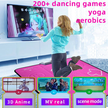 Yrprsodf Dance Mat For Kids And Adults, Musical Dancing Mats For Girls With Camera Ar Game, Kids Dance Mat Game For Tv,Christmas Birthday Gifts For Girls & Boys,P-Ink