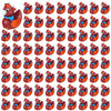 Suzile 50 Pcs Mini Resin Highland Cow Duck Tiny Resin Animals Figures Small Little Highland Cow Ducks Miniature Gift Decor For G