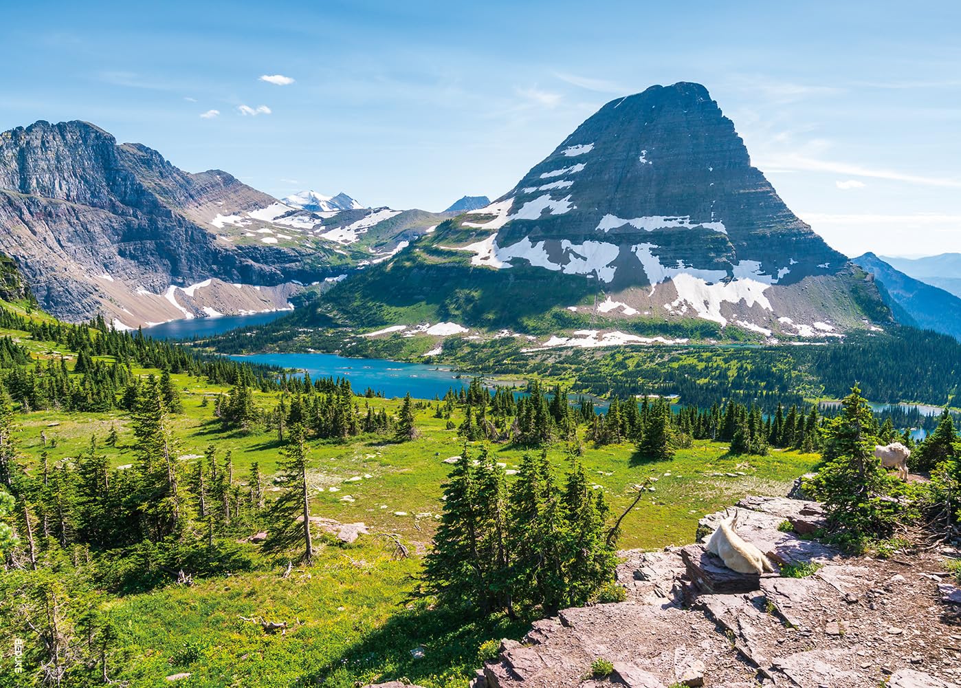 Beduke Jigsaw Puzzles For Adults 1000 Pieces Glacier National Park 1000 Piece Puzzle Thick Sturdy Precise Interlocking Age 14+ Family Game