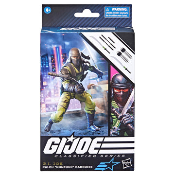 G.I. Joe Classified Series Ralph Nunchuk Badducci, Collectible G.I. Joe Action Figures, 80, 6 Inch Action Figures For Boys & Girls, With 7 Accessories