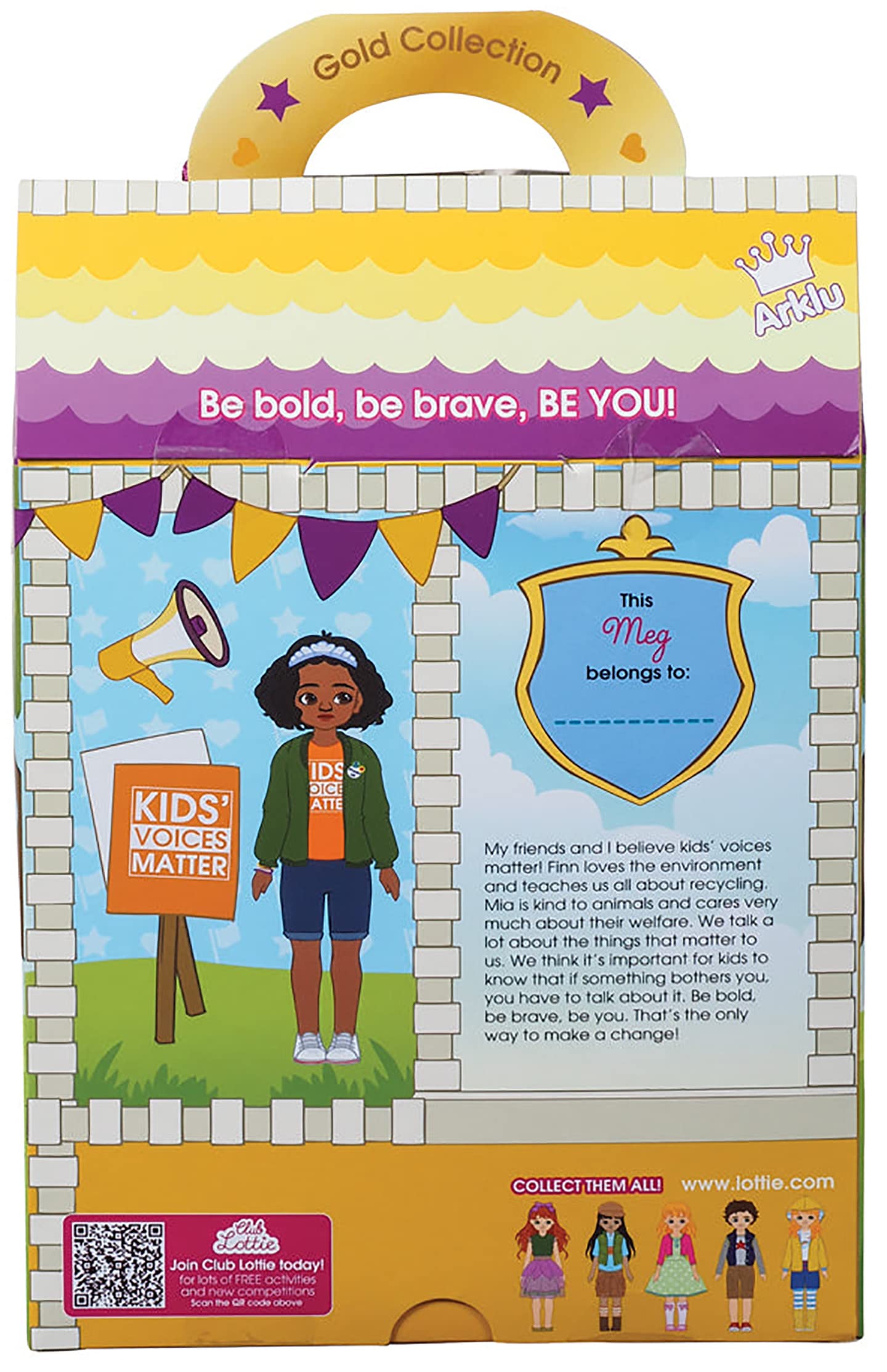 Lottie Kid Activist Doll | Cute Black Doll Inspired By Real-Life Kid Activist Mari Copeny