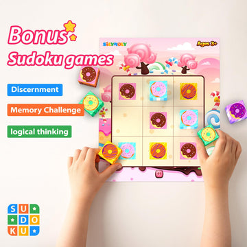 Silymoly Magnetic Blocks Candy World Land Edtion, Magnetic Tiles Building Blocks Boys & Girls Toys Age 3-5 4-8 5-7 Sensory Gift