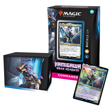 Magic: The Gathering Bundle of 4 Kamigawa: Neon Dynasty Commander Decks | 2 Buckle Up + 2 Upgrades Unleashed