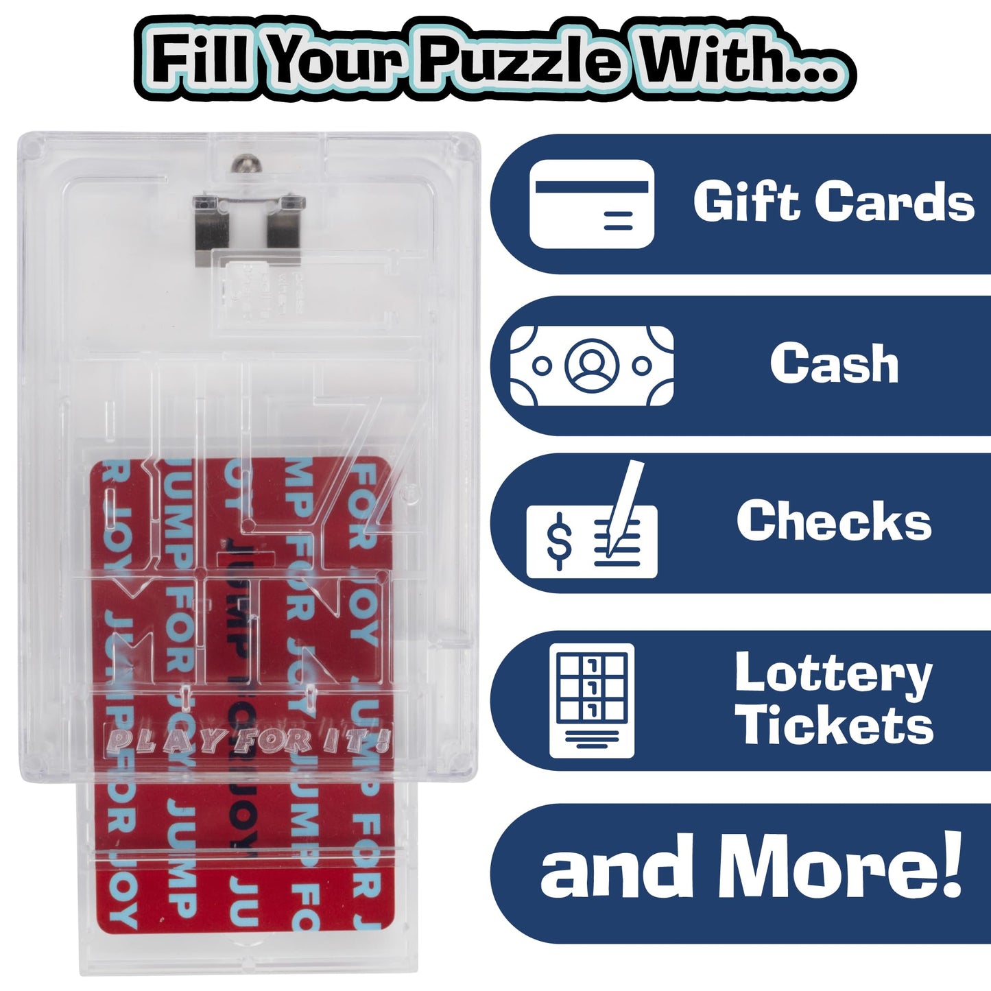 Bilz Money Puzzle For Cash, Gift Cards And Tickets, A Fun Reusable Game And Money Maze - Perfect For Birthdays Mini Maze 2 Pack