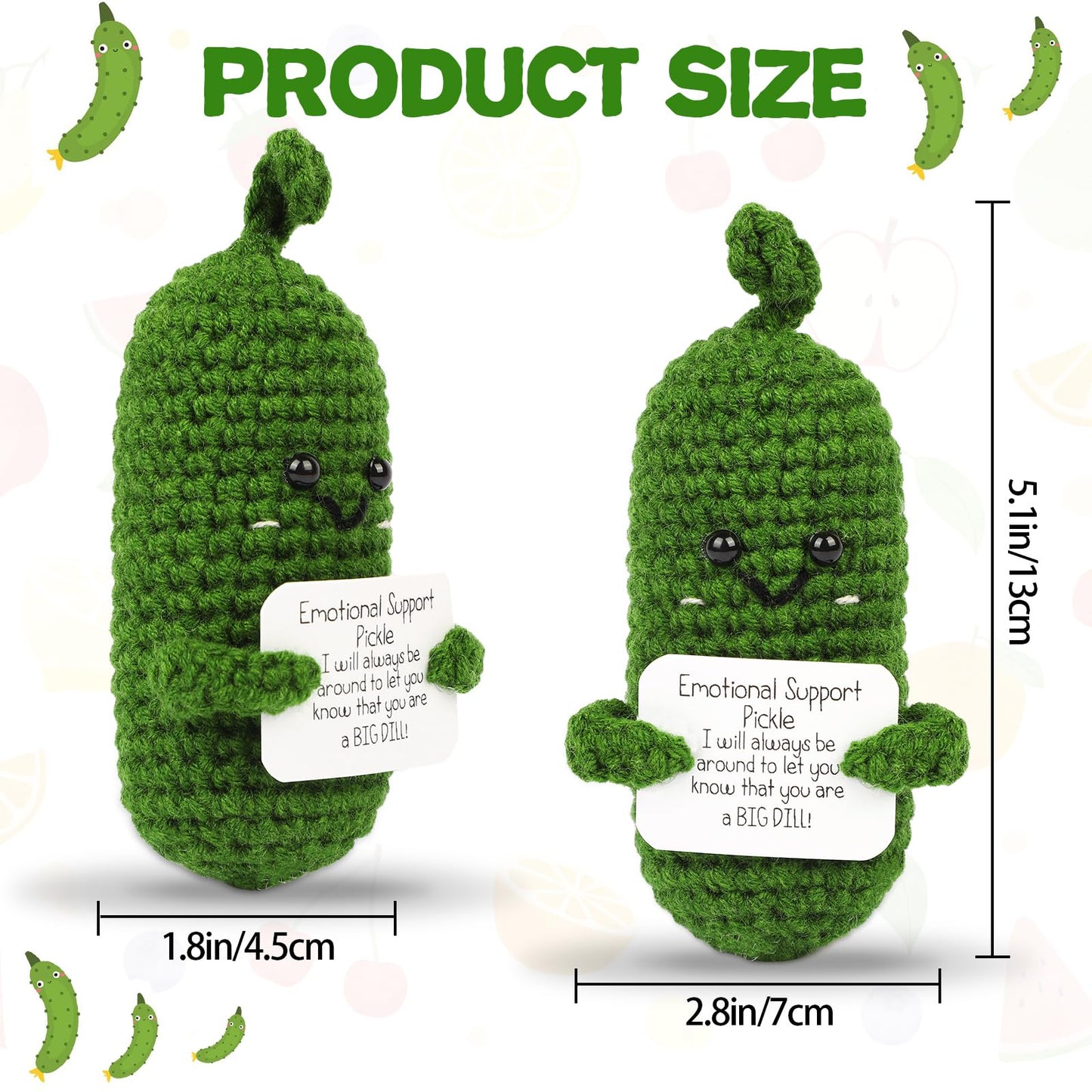 Dafuriet Mini Funny Potato, 3 Inch Knitted Wool Doll With Card For Cheer Up Gifts And Party Decorations, Cute Wool Positive Potato Crochet Doll For Birthday Gifts