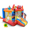 Culaluva Inflatable Bounce House: Bouncy Castle 2-in-1 with Slide for Kids Aged 3-6 - with 370W Blower & Storage Bag - Indoor Ou