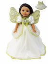 American Fashion World Gold Angel Dress for 14-Inch Dolls | enhanced Quality & Trendy Design | Dolls Clothes | Outfit Fashions for Dolls for Popular Brands