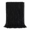 72PCS Mardi Gras Bead Necklace, Halloween Black Bead Necklaces Stuff Accessories, 33'' Mardi Gras Beads Necklace Costume, Festiv