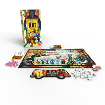 The A.R.T. Project | Cooperative Strategy Board Game | Card Drafting, Zone Of Control Game | Coop And Solo Play For Adults And Teens | Ages 12+ | 1-6 Players | 45 Minute Play Time