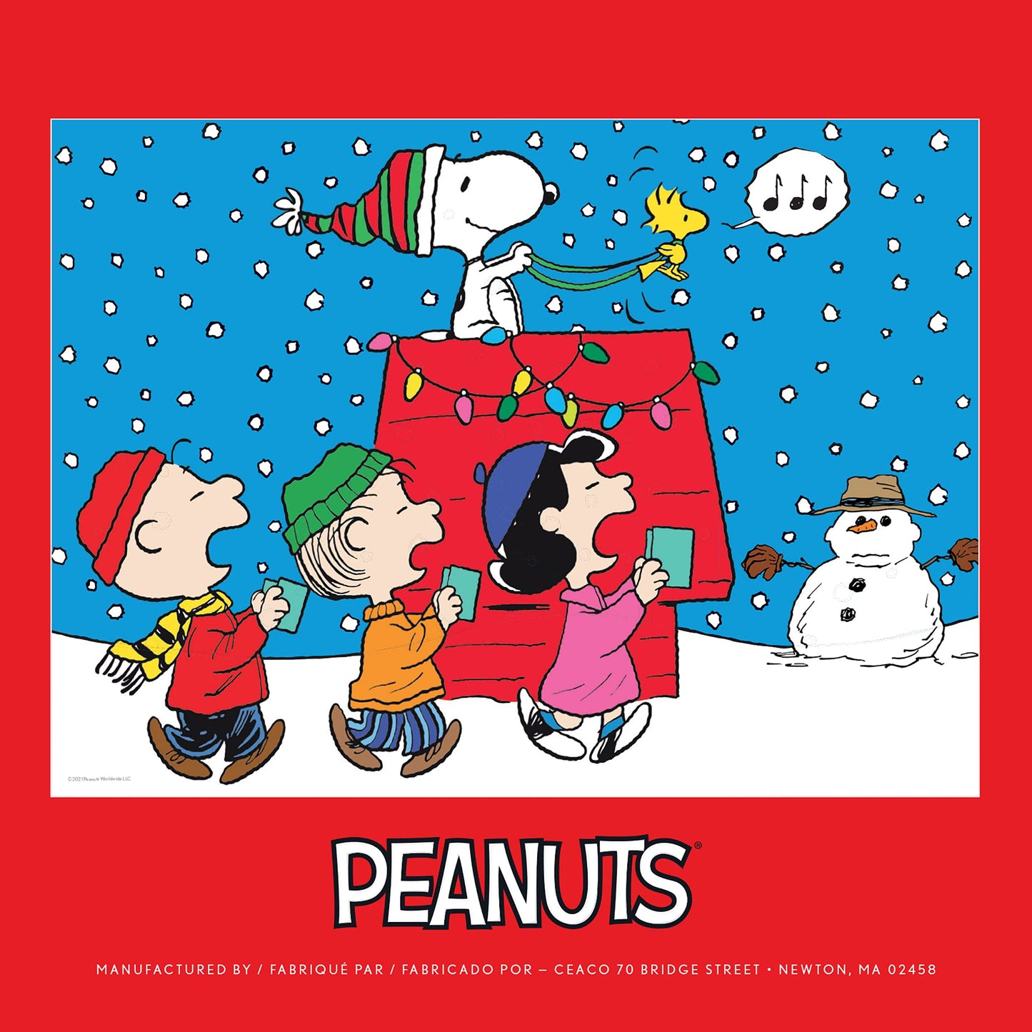 Ceaco - Peanuts - Holiday - Snoopy And The Singers - 100 Piece Jigsaw Puzzle