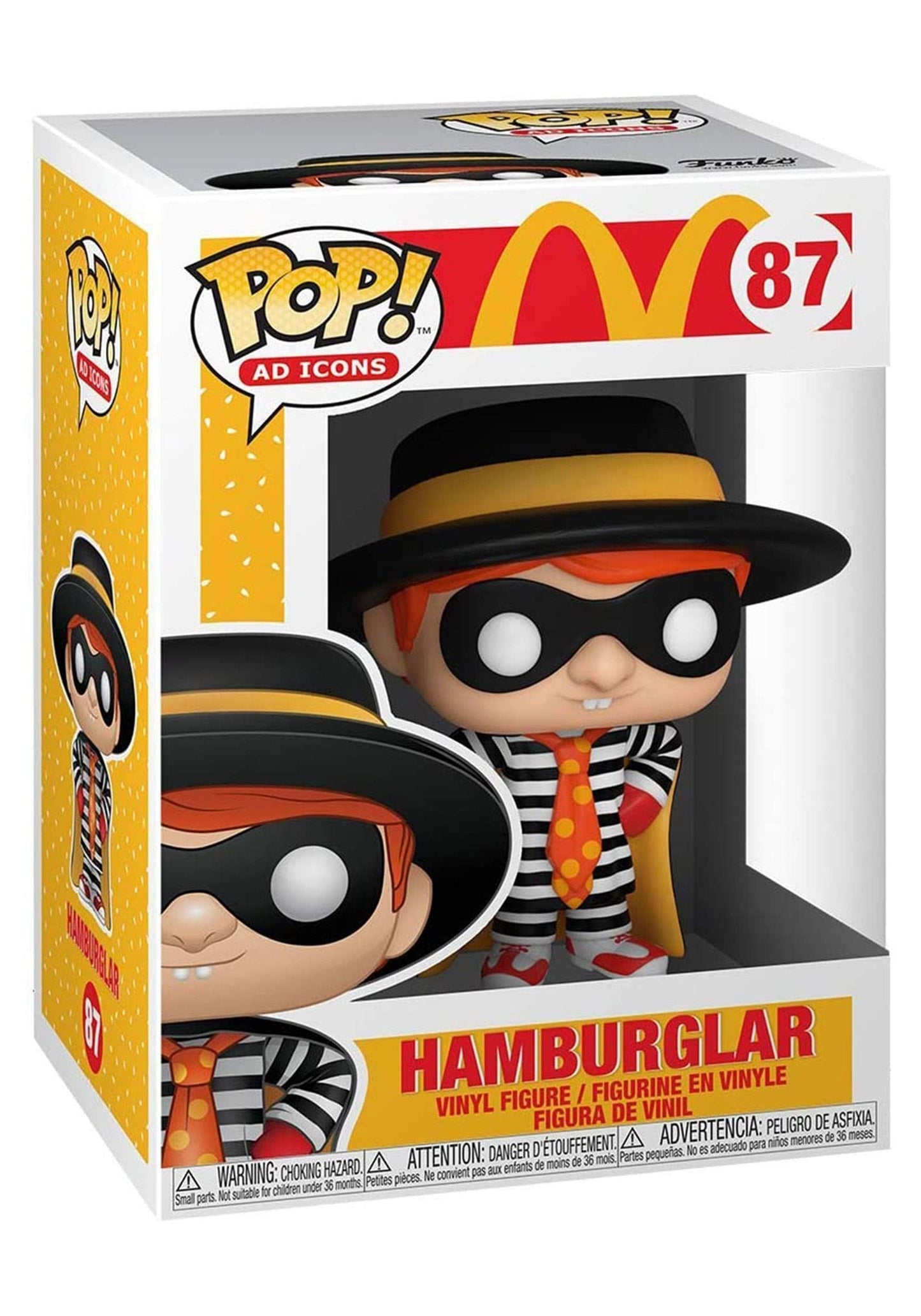 Funko Pop! Ad Icons: Mcdonald'S - Hamburglar, Multicolor, 3.75 Inches