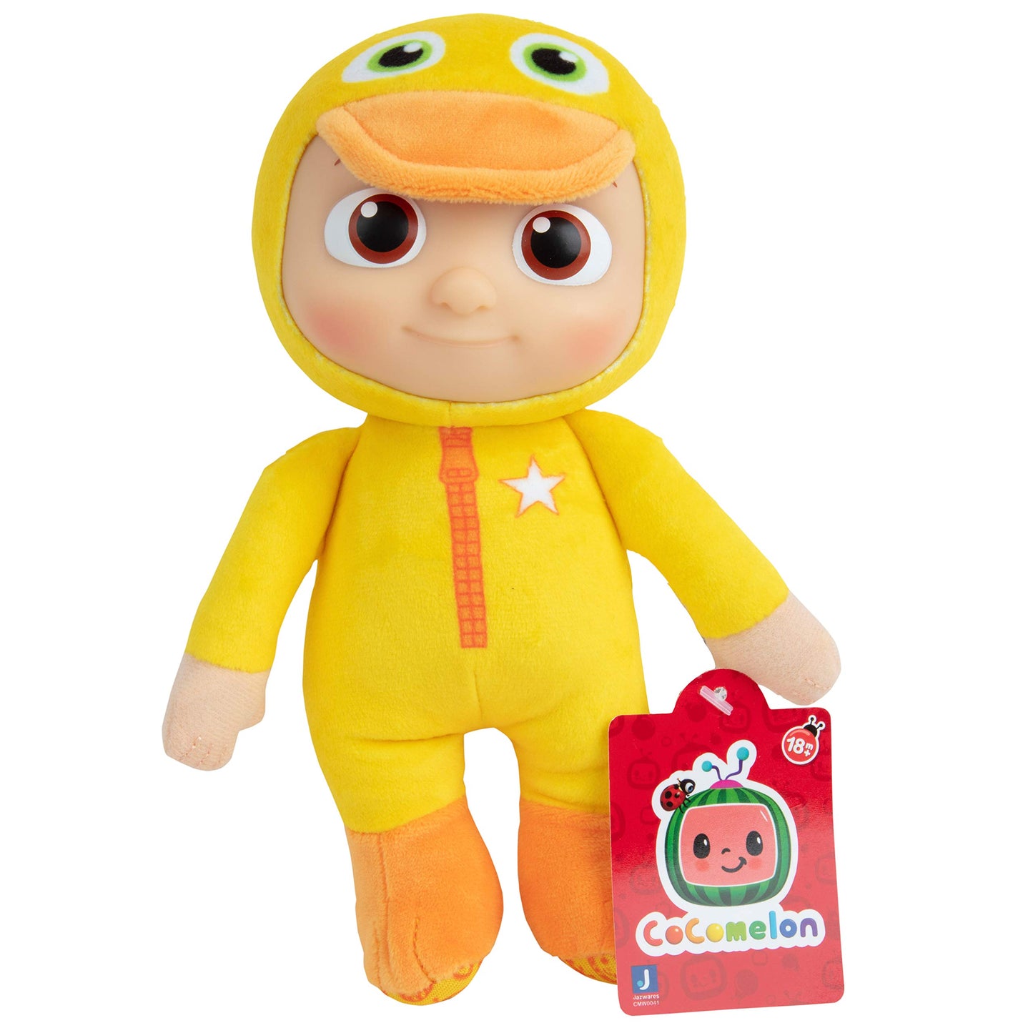 Cocomelon 8' Jj Puppy & Duck Plush 2-Pack - Officially Licensed - Soft Stuffed Animal Doll Toy Figure - Easter Basket Stuffer Gift For Kids, Boys, Girls, Toddlers, Preschoolers 18+Mo