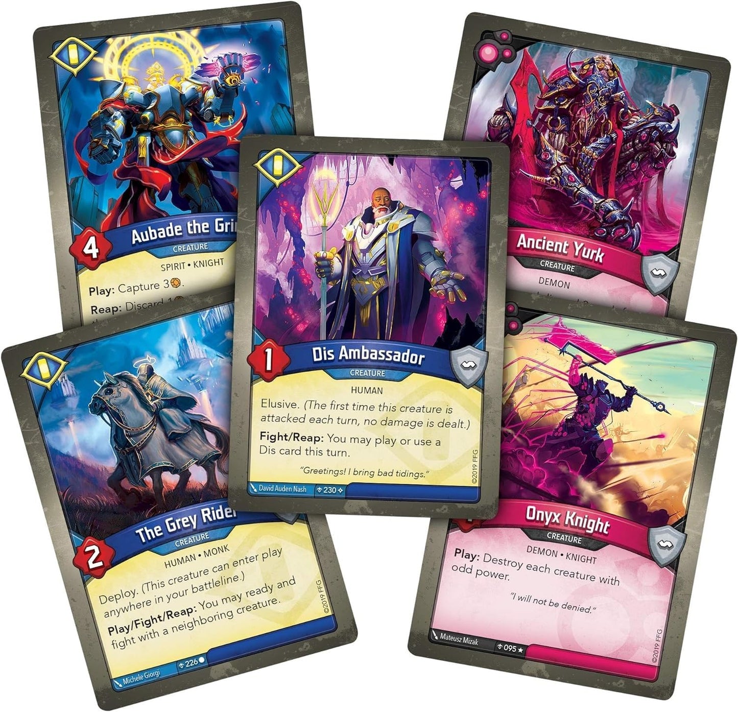 Fantasy Flight Games Keyforge Age Of Ascension 1 - Pack Archon Deck Display | Fast-Paced Card Game | Strategy Game For Adults An