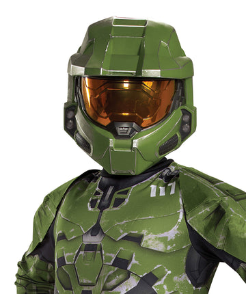 Halo Infinite Master Chief Child Costume Half Mask One Size