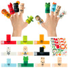 Cocnny Passover Plagues Finger Puppets - 30Pcs Diy Ten Plague Felt Finger Puppet Toy Making Kit, Make Your Own Story Telling Toy